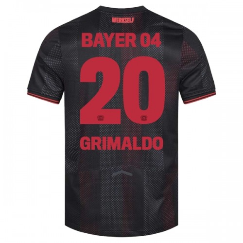 Bayer 04 Leverkusen Alejandro Grimaldo 20 Fodboldtrøje Hjemmebane 2025-26 Bayer 04 Leverkusen Alejandro Grimaldo 20 Fodboldtrøje Hjemmebane 2025-26